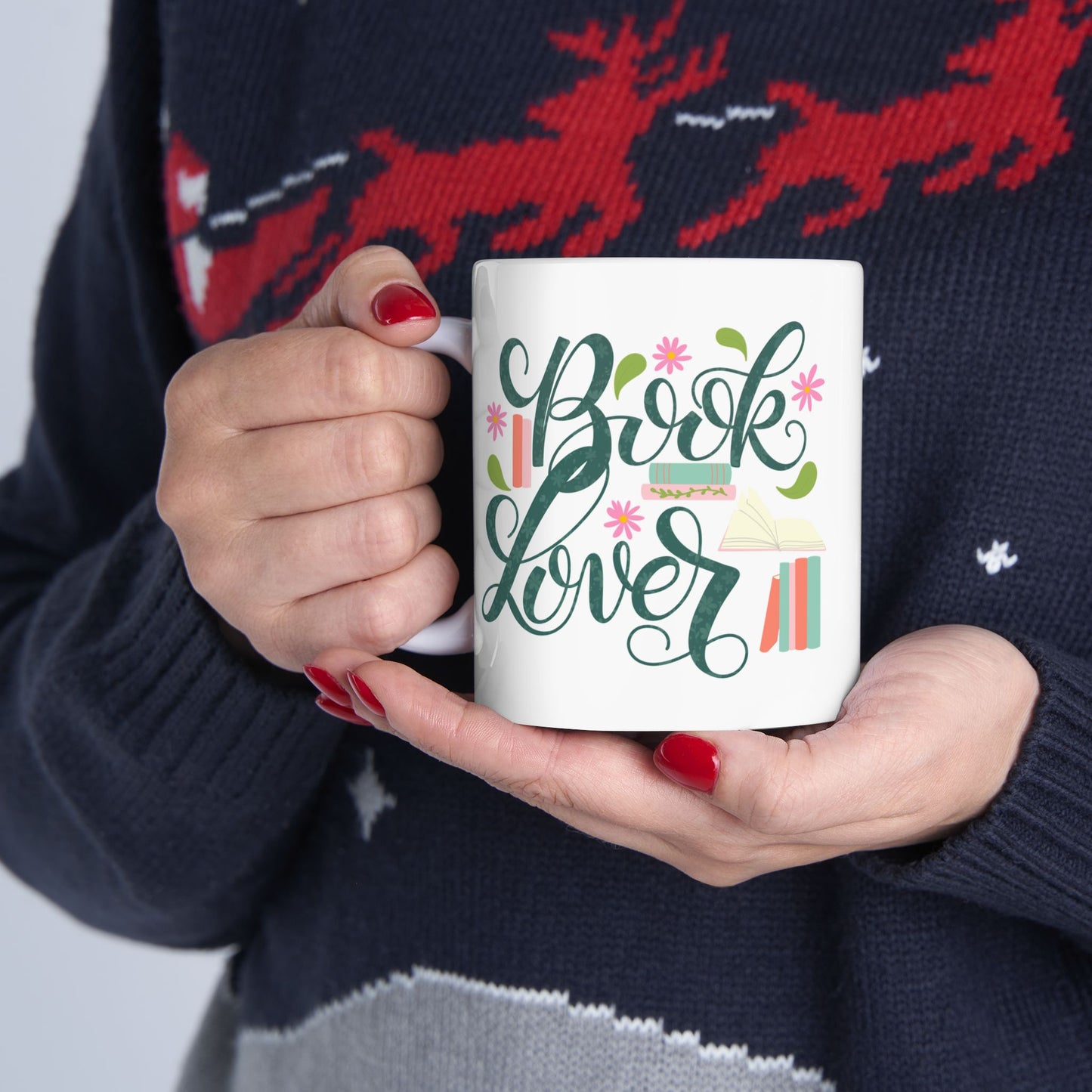 Book Lover Mug | Reading Gift for Bibliophiles | 11 oz & 15 oz Ceramic Cup