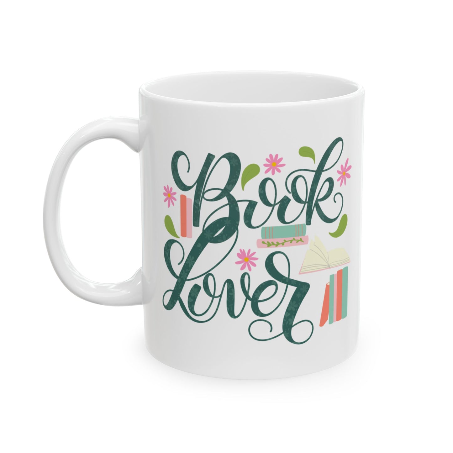 Book Lover Mug | Reading Gift for Bibliophiles | 11 oz & 15 oz Ceramic Cup