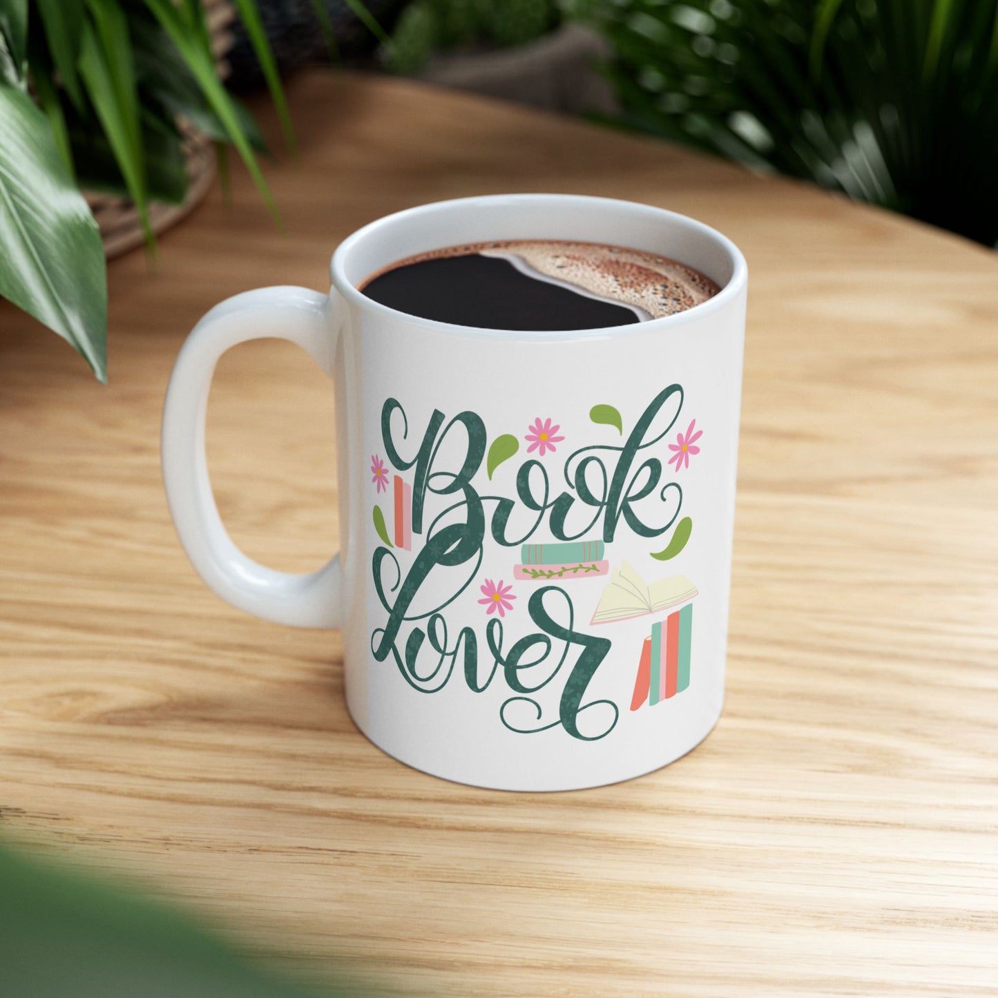 Book Lover Mug | Reading Gift for Bibliophiles | 11 oz & 15 oz Ceramic Cup