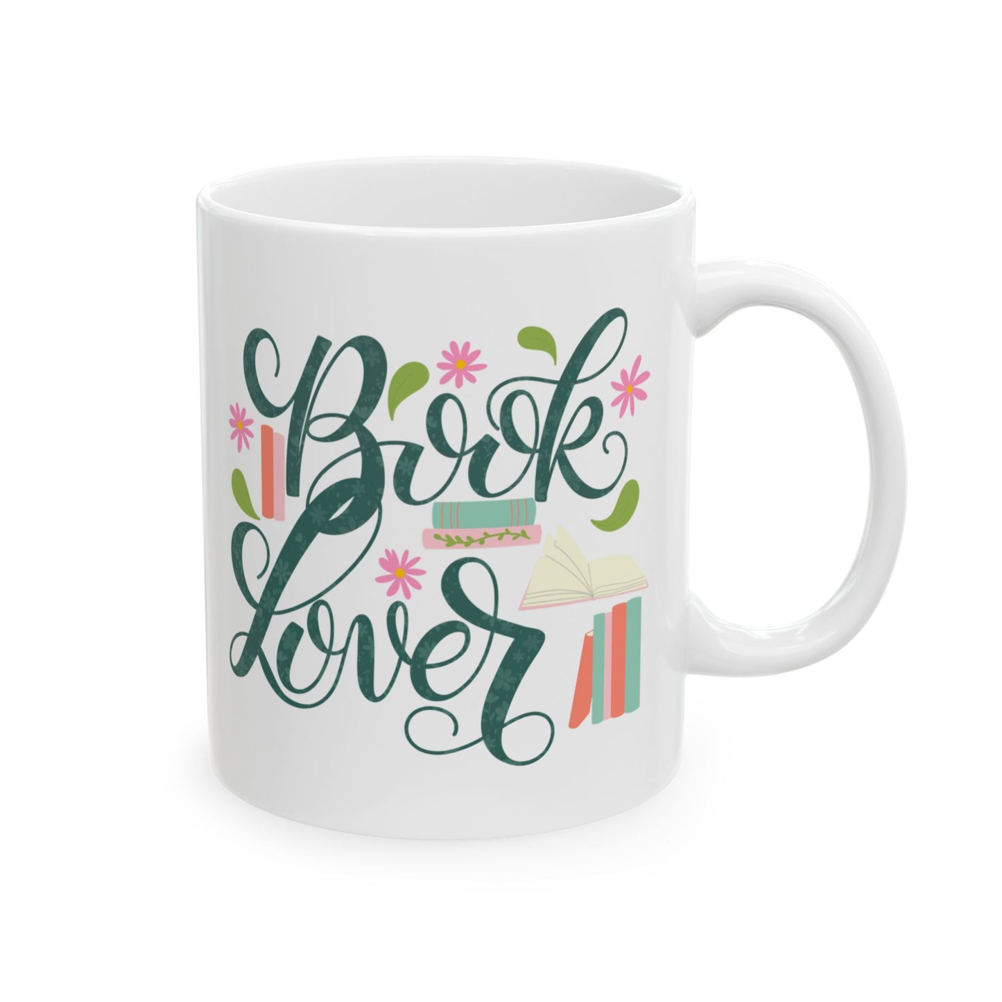 Book Lover Mug | Reading Gift for Bibliophiles | 11 oz & 15 oz Ceramic Cup