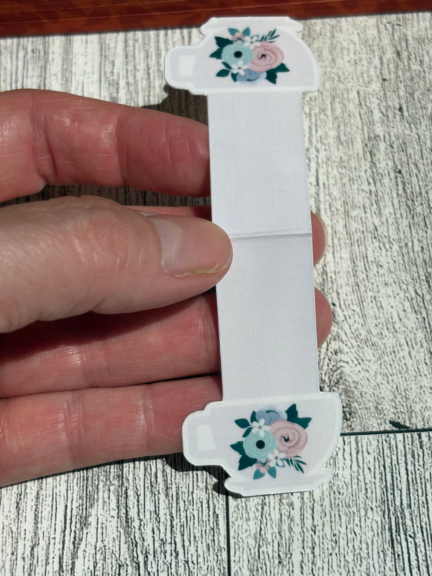 Floral Magnetic Bookmarks – Heart, Coffee Cup & Flower Designs