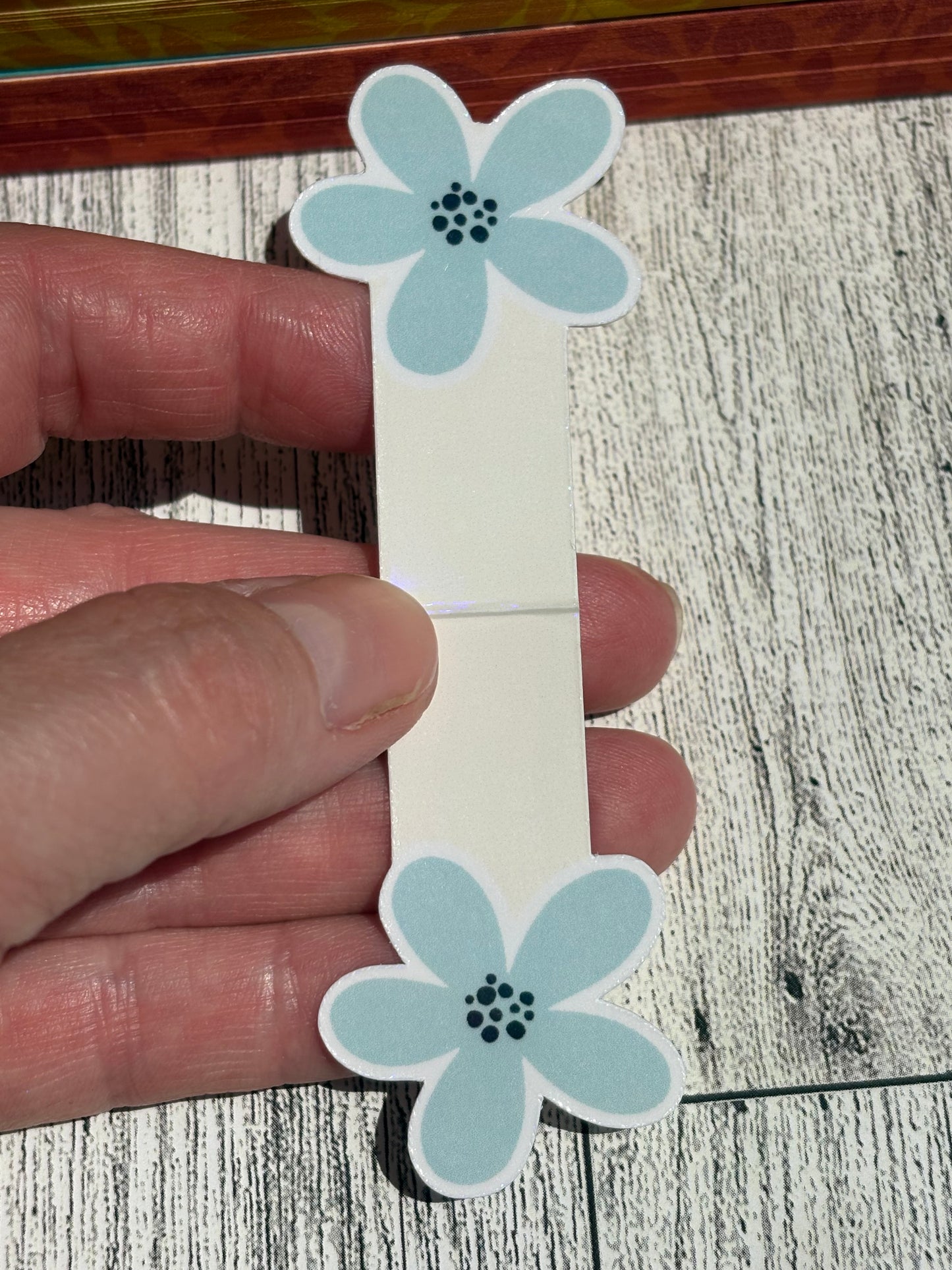 Floral Magnetic Bookmarks – Heart, Coffee Cup & Flower Designs