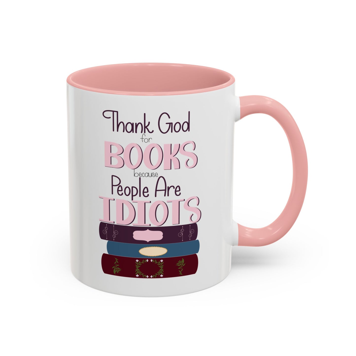 Thank God for Books Accent Coffee Mug (11, 15oz)
