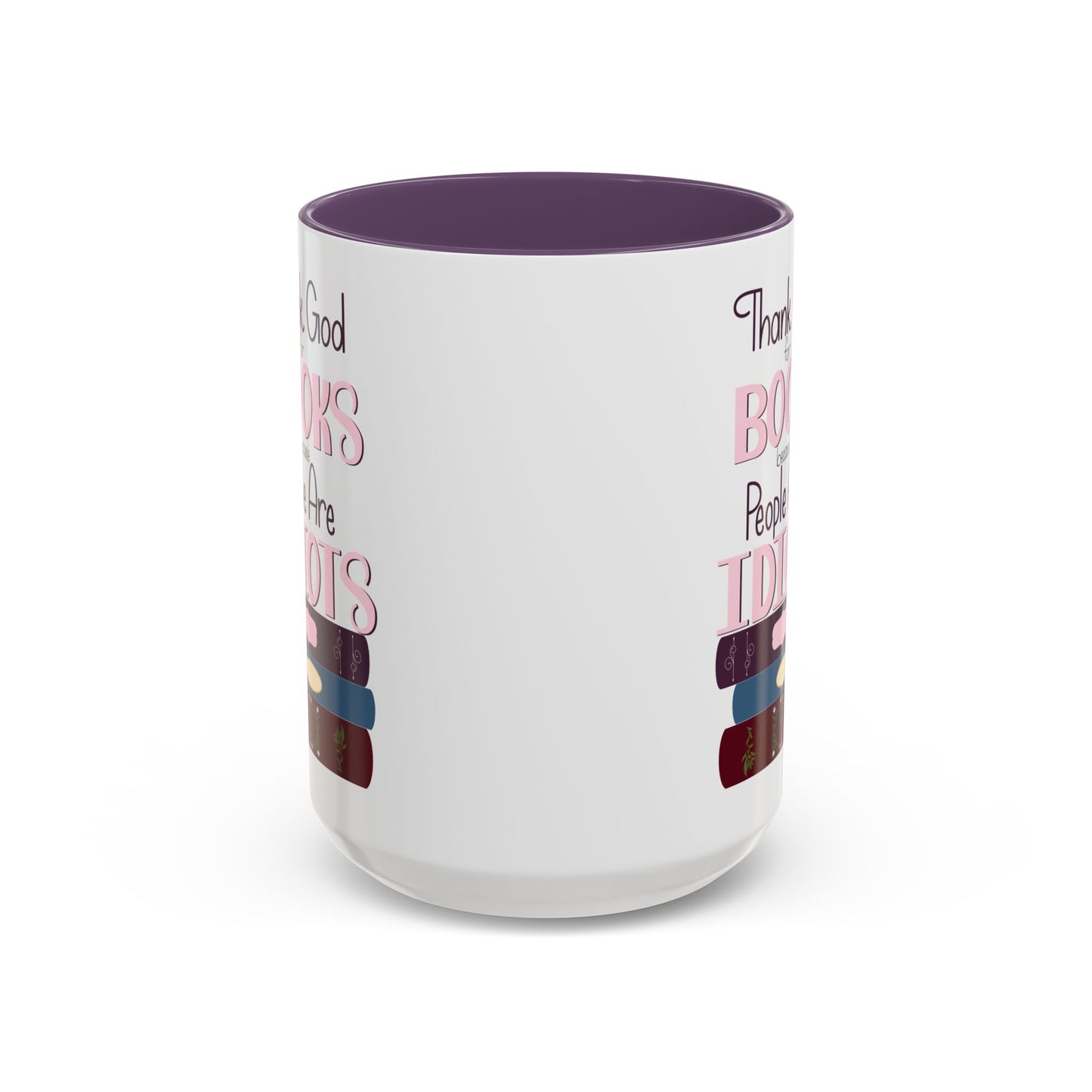 Thank God for Books Accent Coffee Mug (11, 15oz)