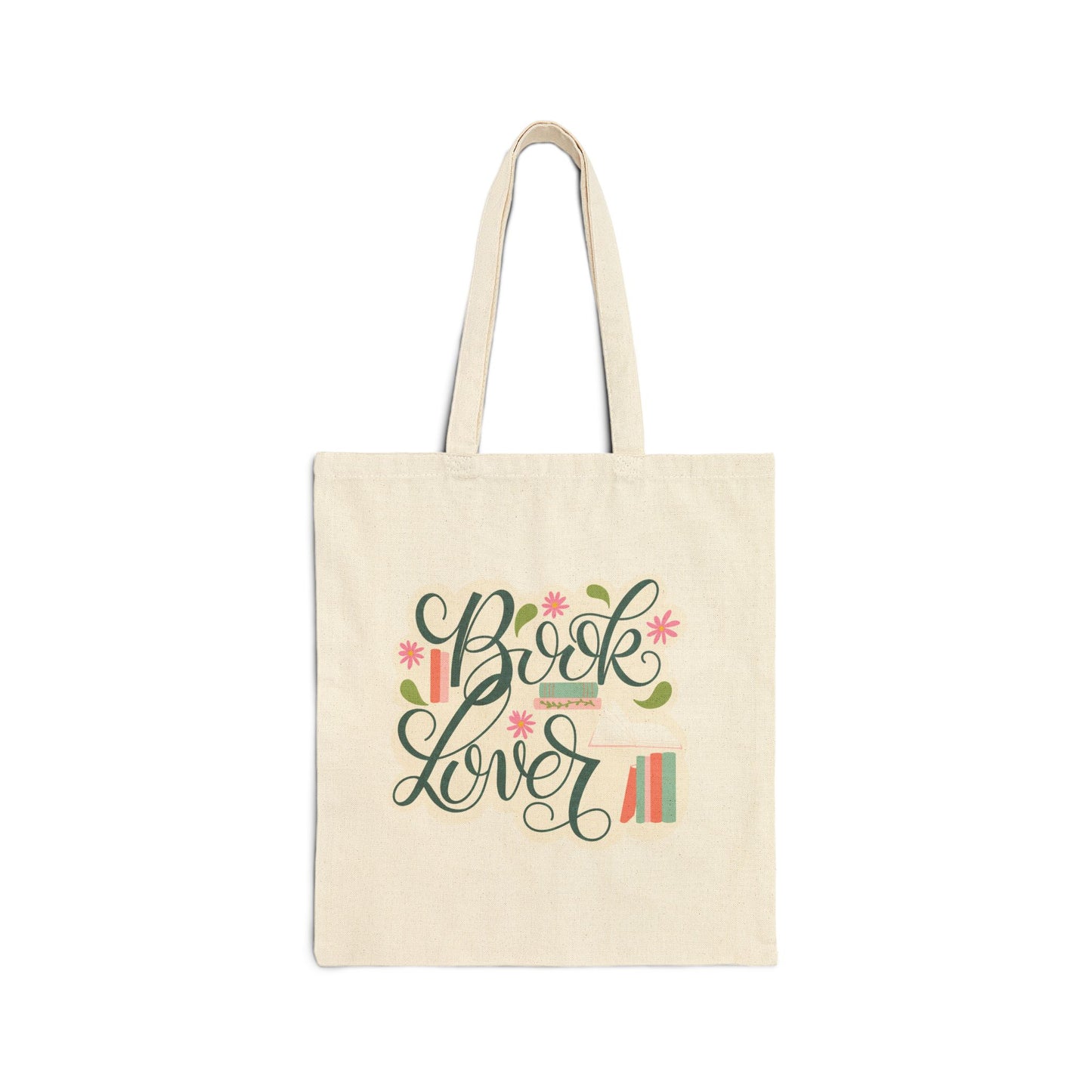 Cotton Canvas Bag for Book Lovers