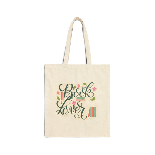Cotton Canvas Bag for Book Lovers