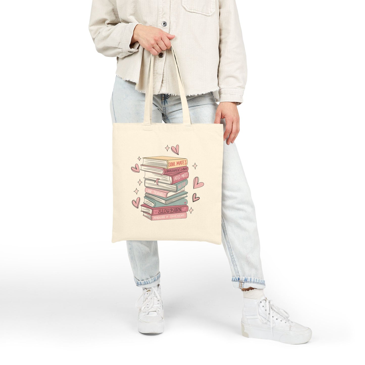 Romance Era Tote Bag | Cute Book Lover Bag | Ideal Gift for Readers | Fun Accessories for Date Night, Book Club, Valentine's Day
