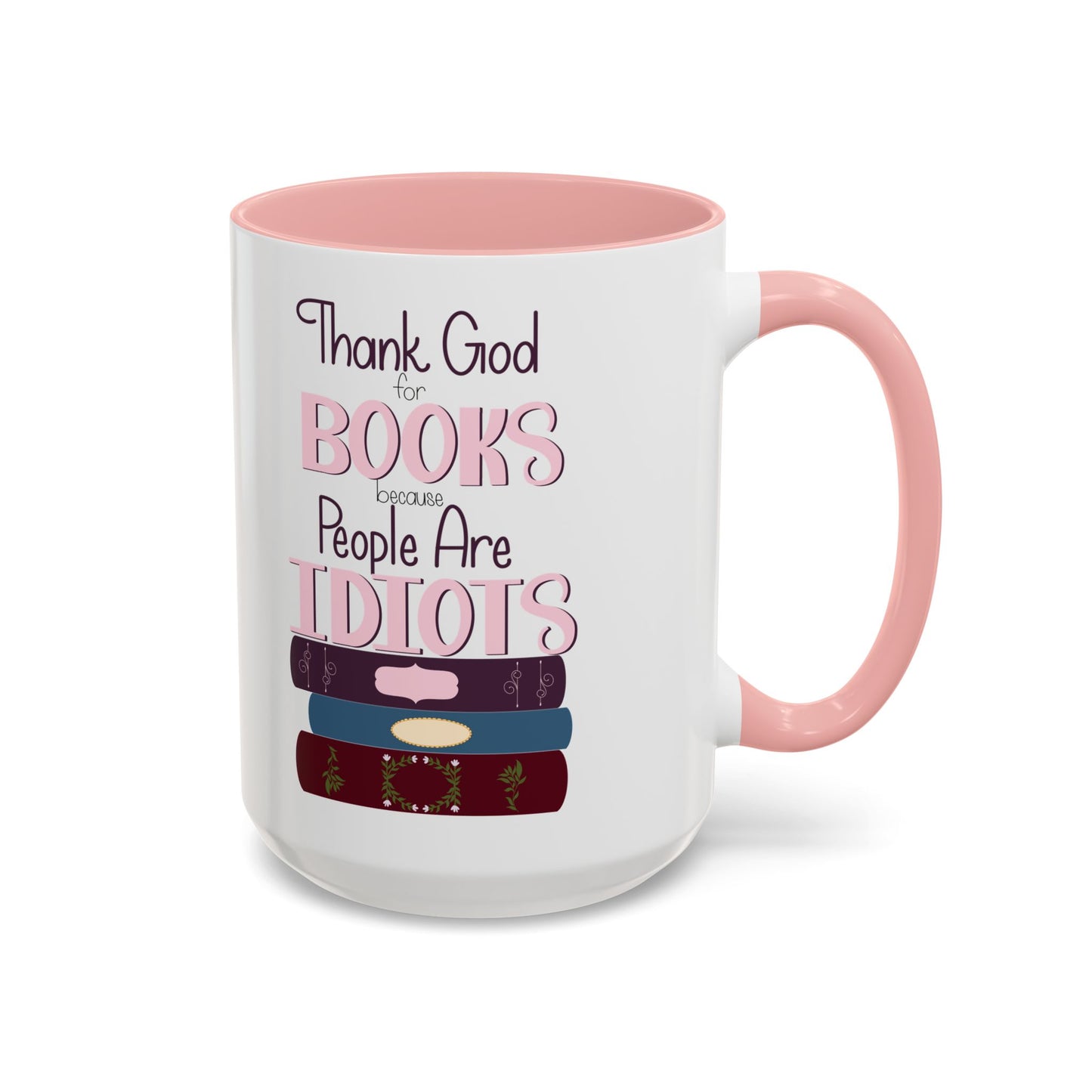 Thank God for Books Accent Coffee Mug (11, 15oz)