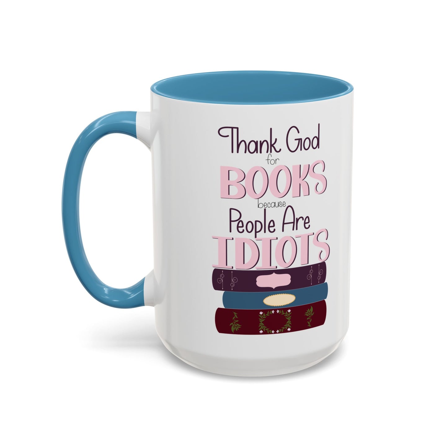 Thank God for Books Accent Coffee Mug (11, 15oz)