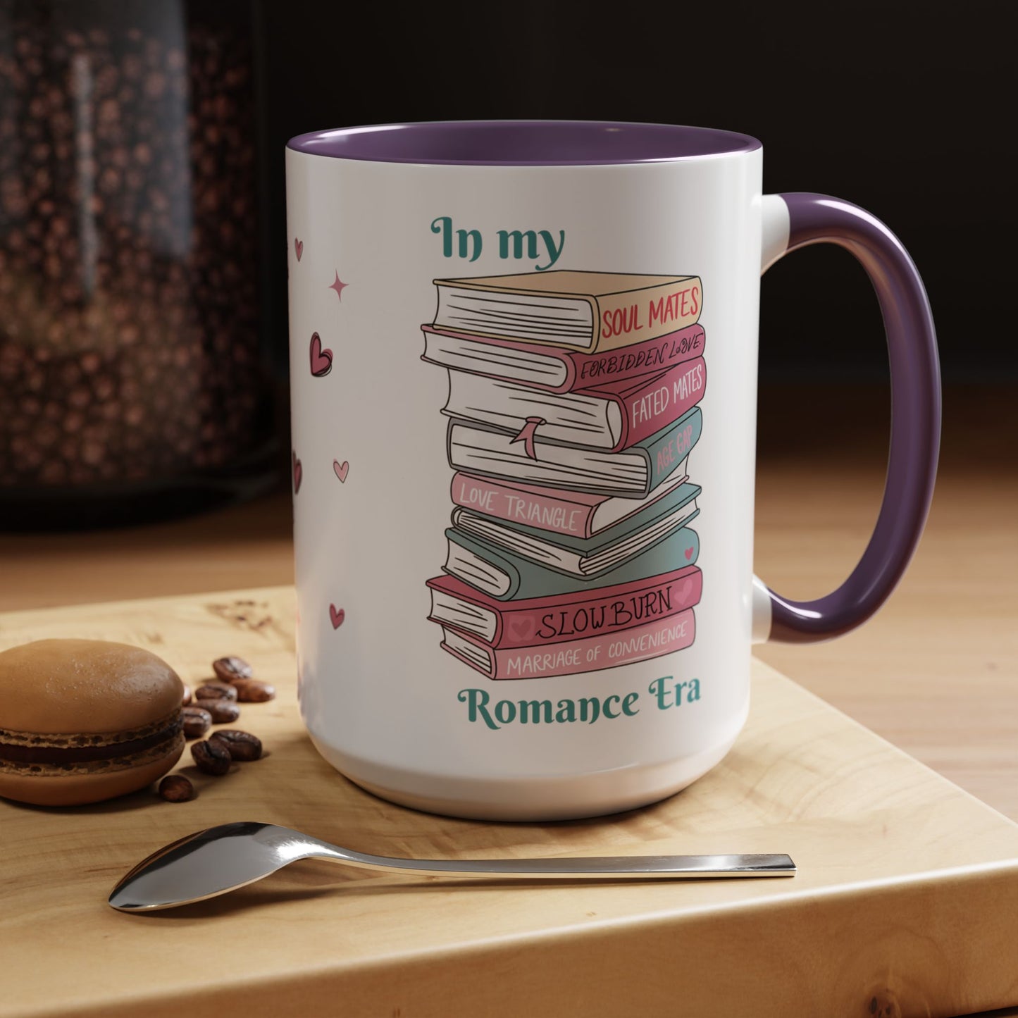 In My Romance Era Mug | Two-Tone Book Lover Mug | 11 oz & 15 oz