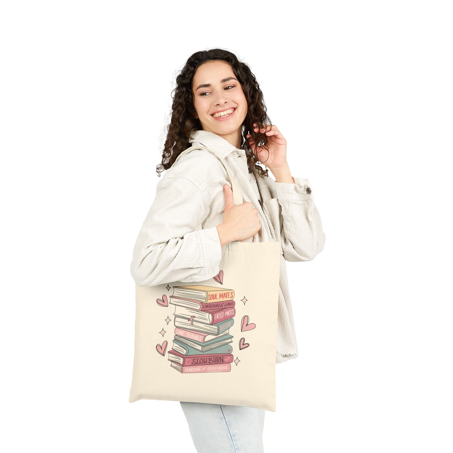 Romance Era Tote Bag | Cute Book Lover Bag | Ideal Gift for Readers | Fun Accessories for Date Night, Book Club, Valentine's Day