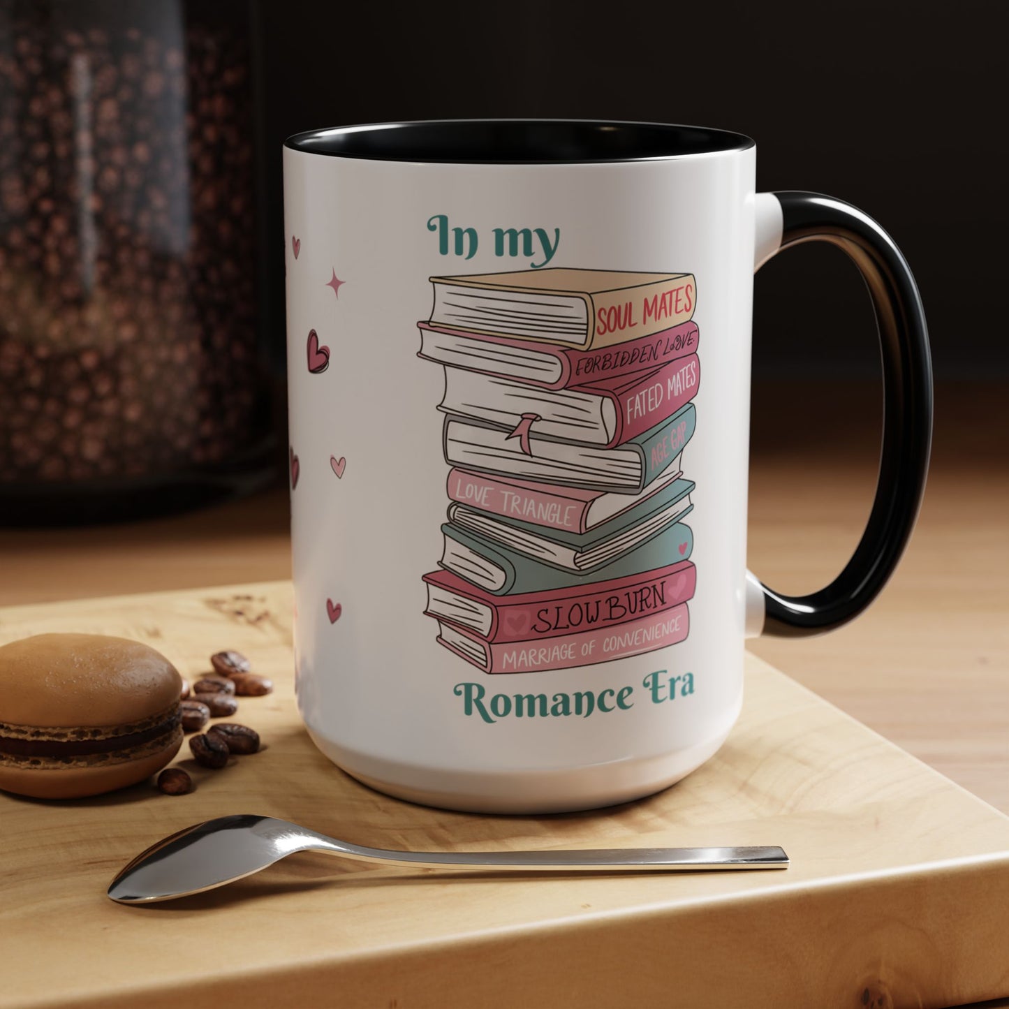 In My Romance Era Mug | Two-Tone Book Lover Mug | 11 oz & 15 oz