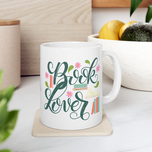 Book Lover Mug | Reading Gift for Bibliophiles | 11 oz & 15 oz Ceramic Cup