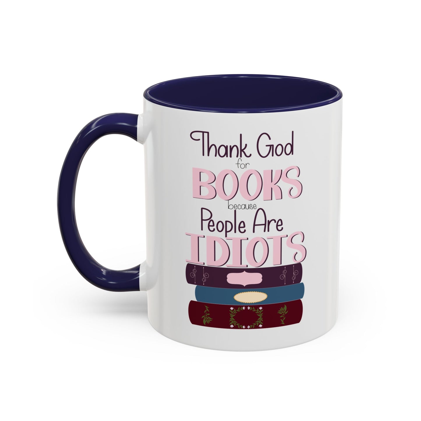 Thank God for Books Accent Coffee Mug (11, 15oz)
