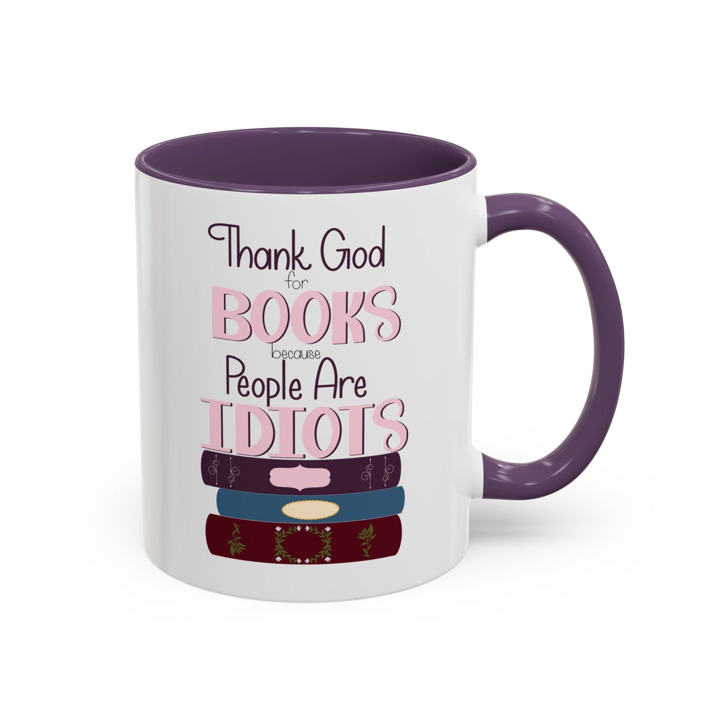 Thank God for Books Accent Coffee Mug (11, 15oz)