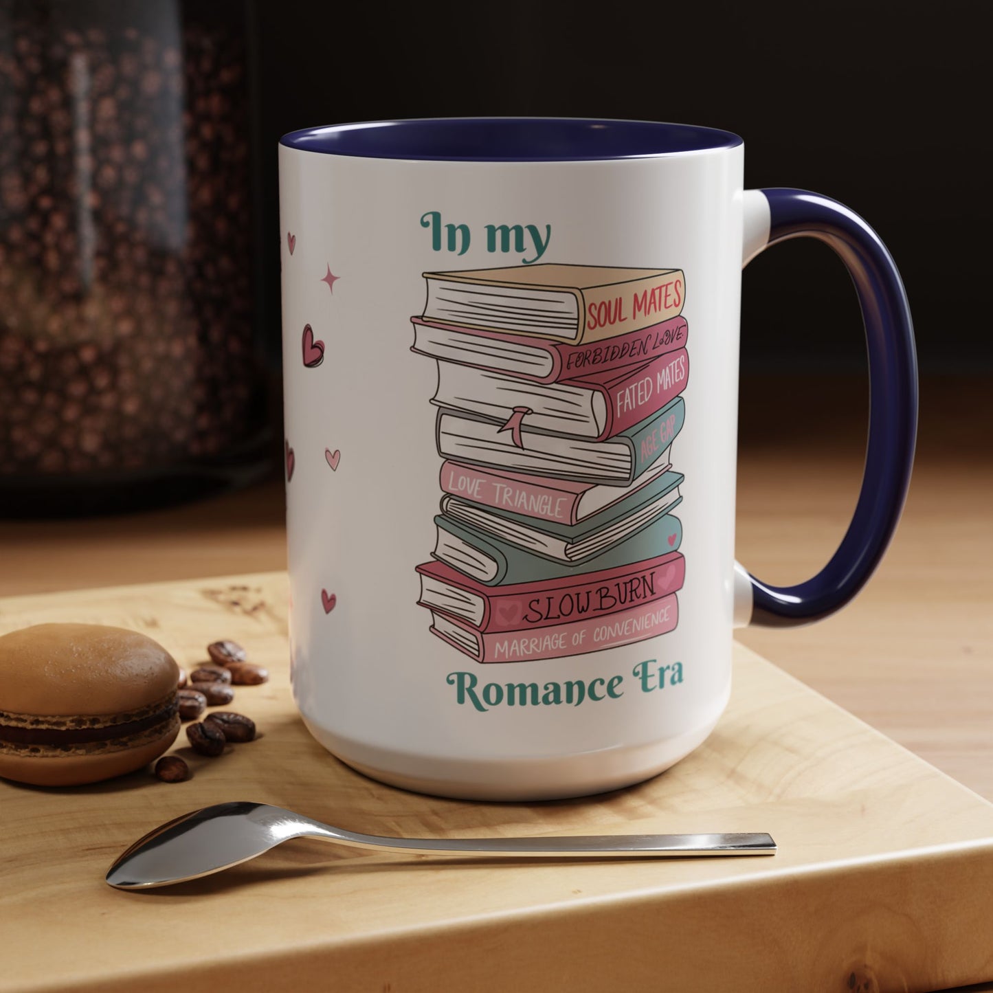 In My Romance Era Mug | Two-Tone Book Lover Mug | 11 oz & 15 oz