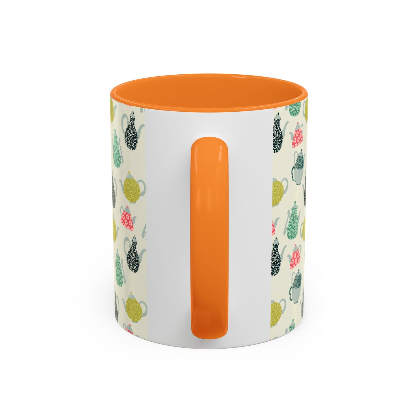 Teapots Mug – Cozy Two-Tone Book Lover Coffee Cup | Reading Gift for Tea Drinkers