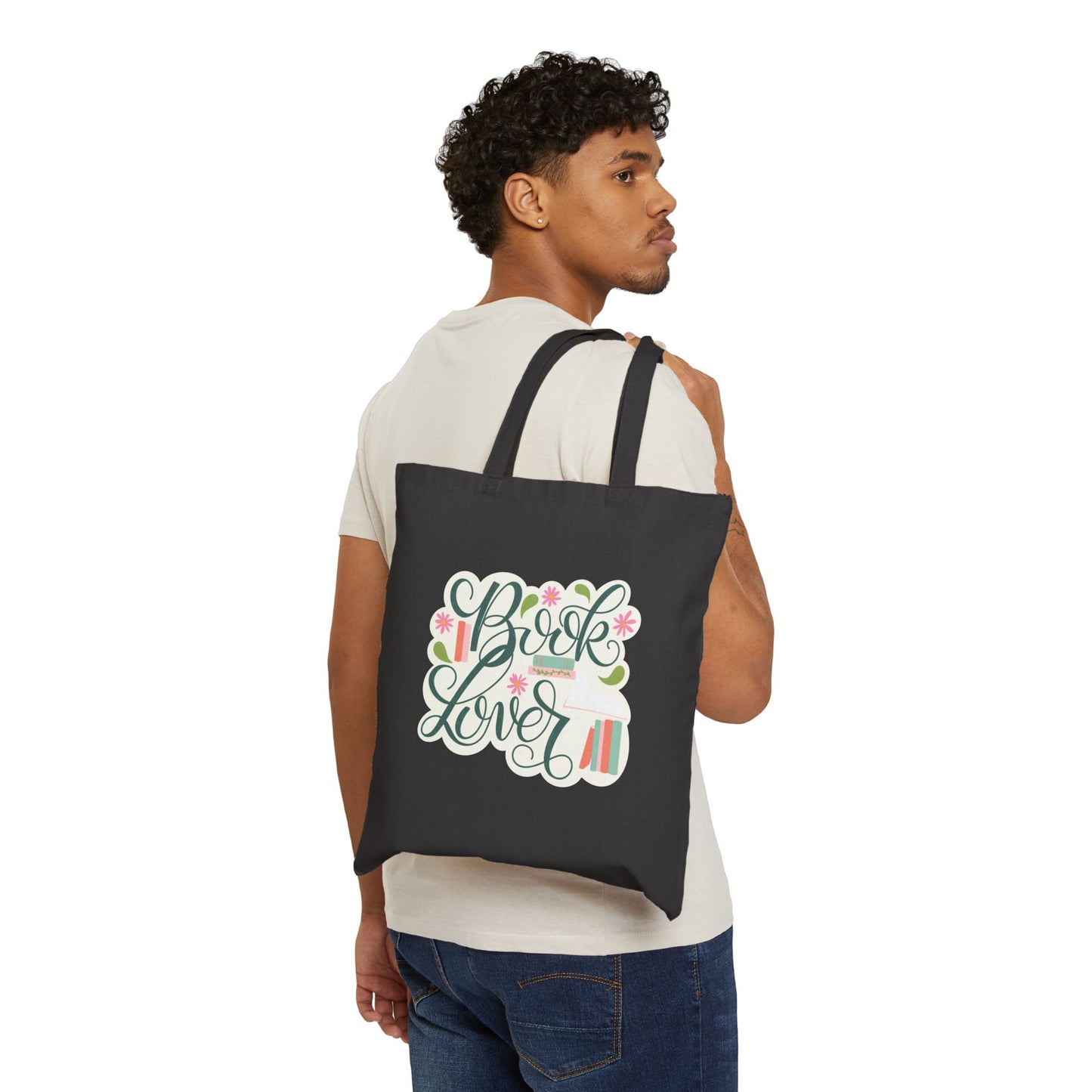 Cotton Canvas Bag for Book Lovers