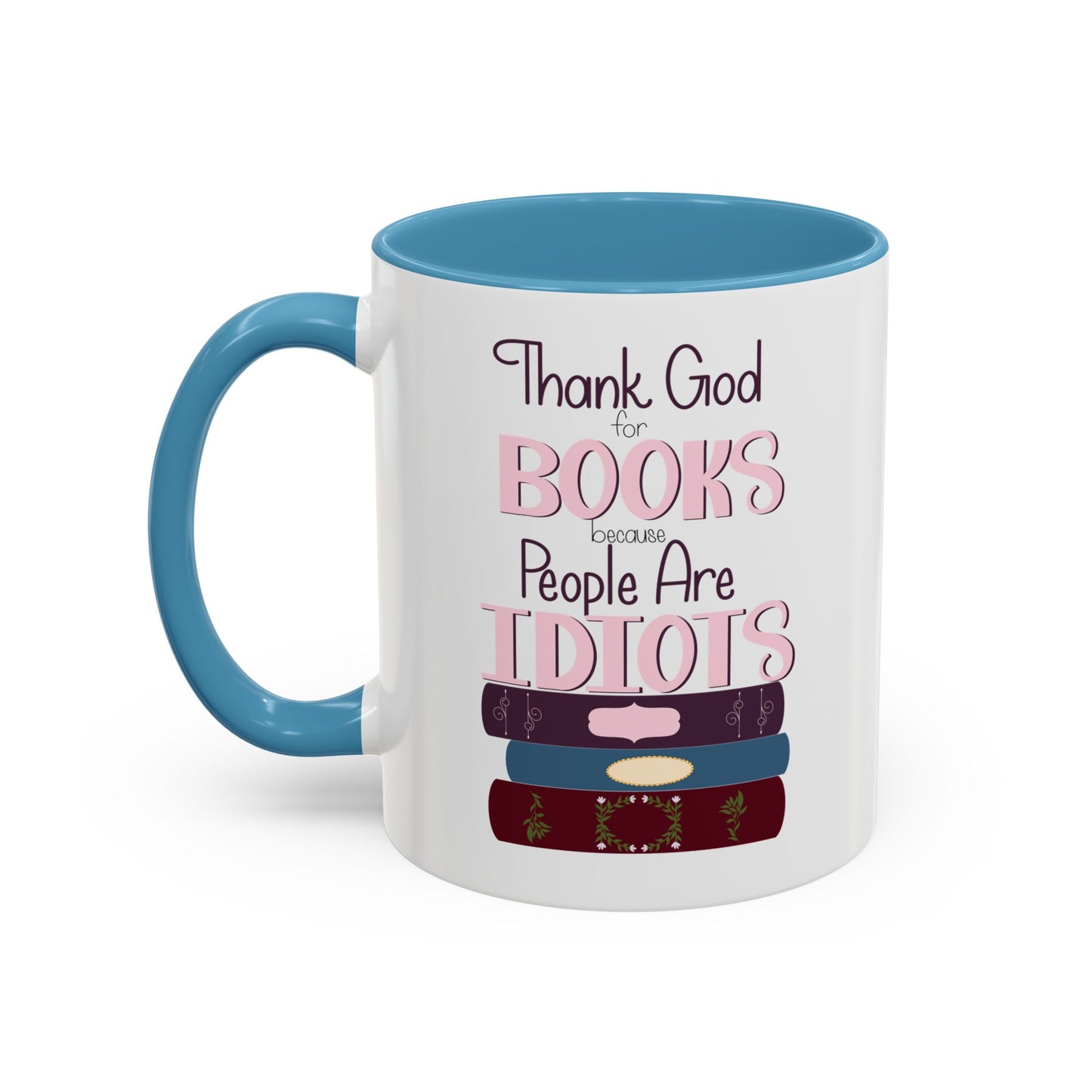 Thank God for Books Accent Coffee Mug (11, 15oz)