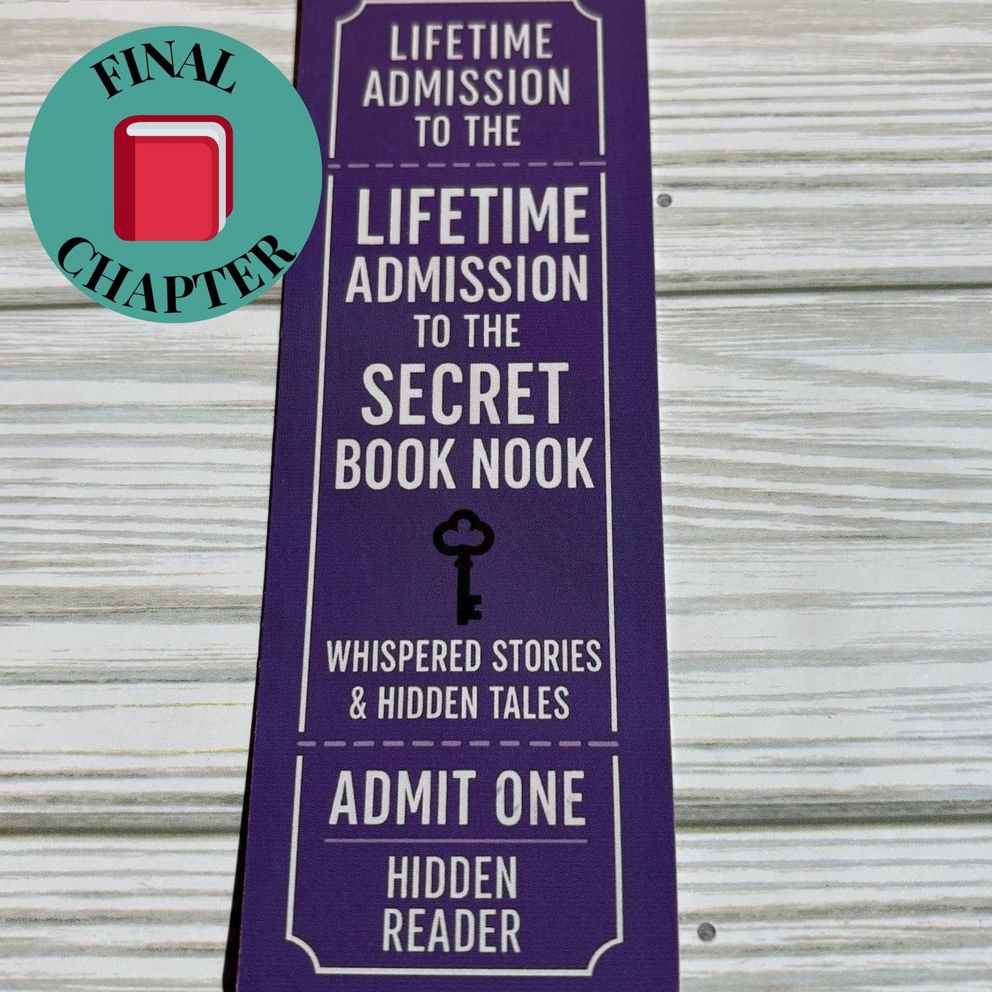 Literary Ticket Bookmarks – Dark Academia, Gothic, Fantasy & Banned Book Designs
