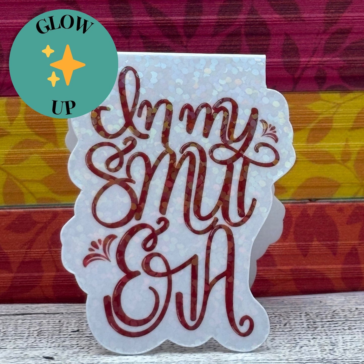 ✨GLOW UP Smut Magnetic Bookmarks – Handmade Spicy Romance Book Accessories