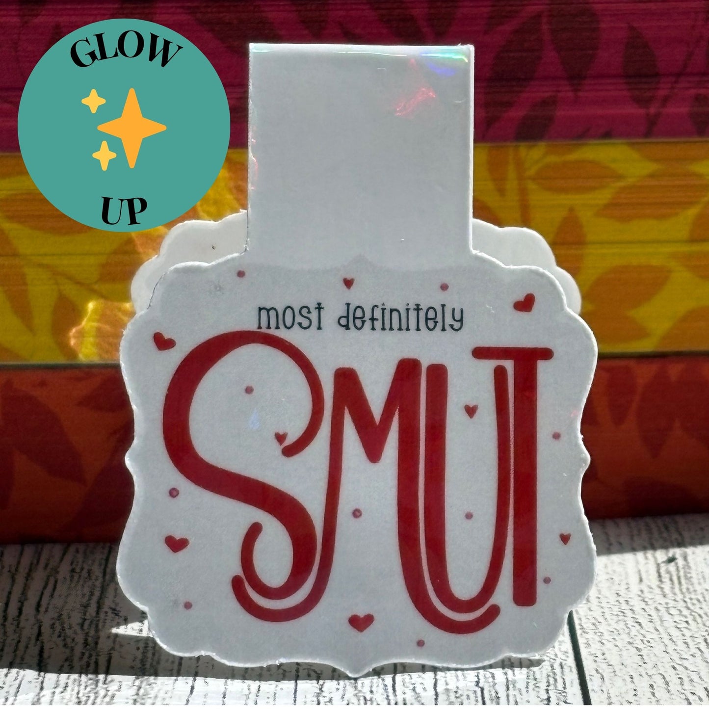 ✨GLOW UP Smut Magnetic Bookmarks – Handmade Spicy Romance Book Accessories