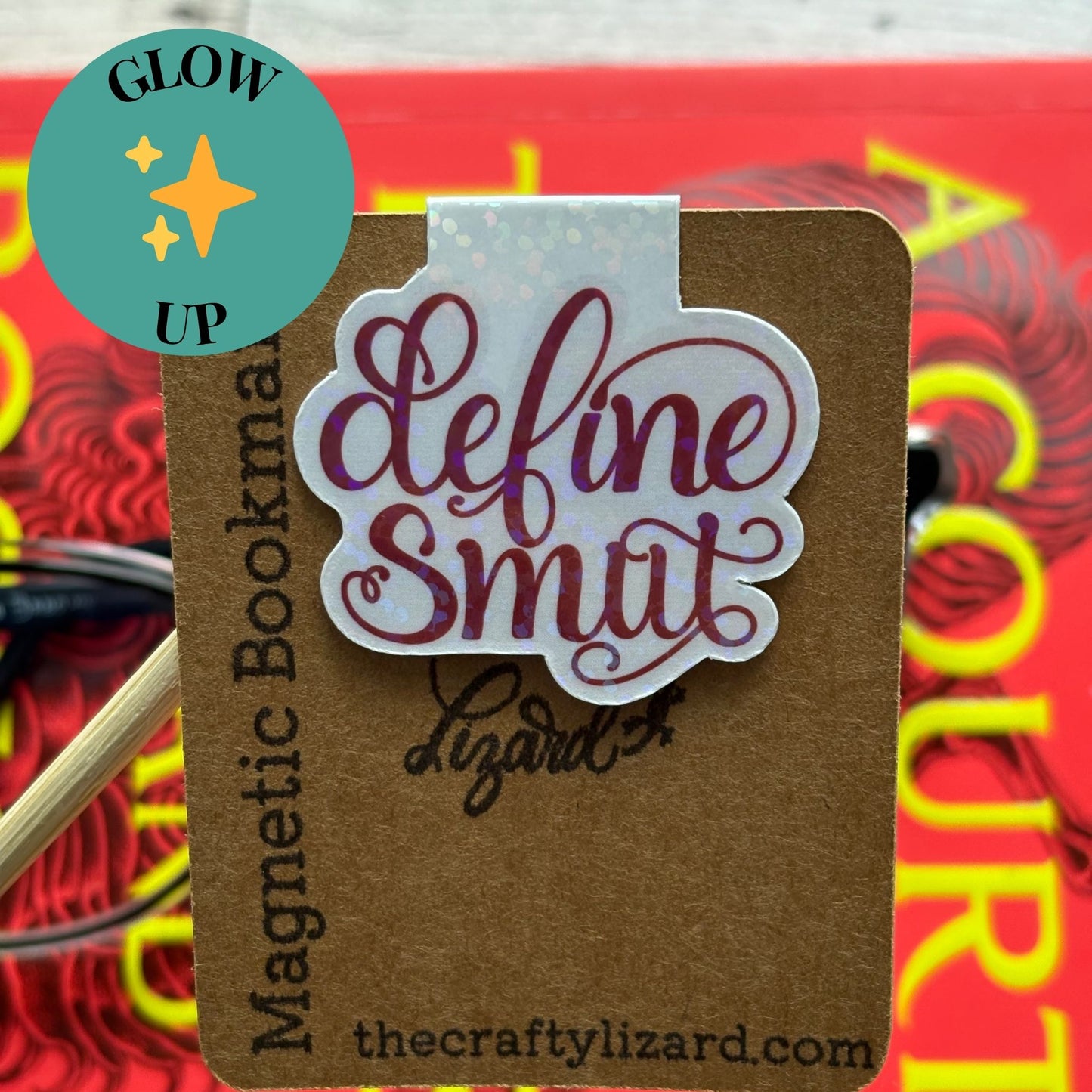 ✨GLOW UP Smut Magnetic Bookmarks – Handmade Spicy Romance Book Accessories
