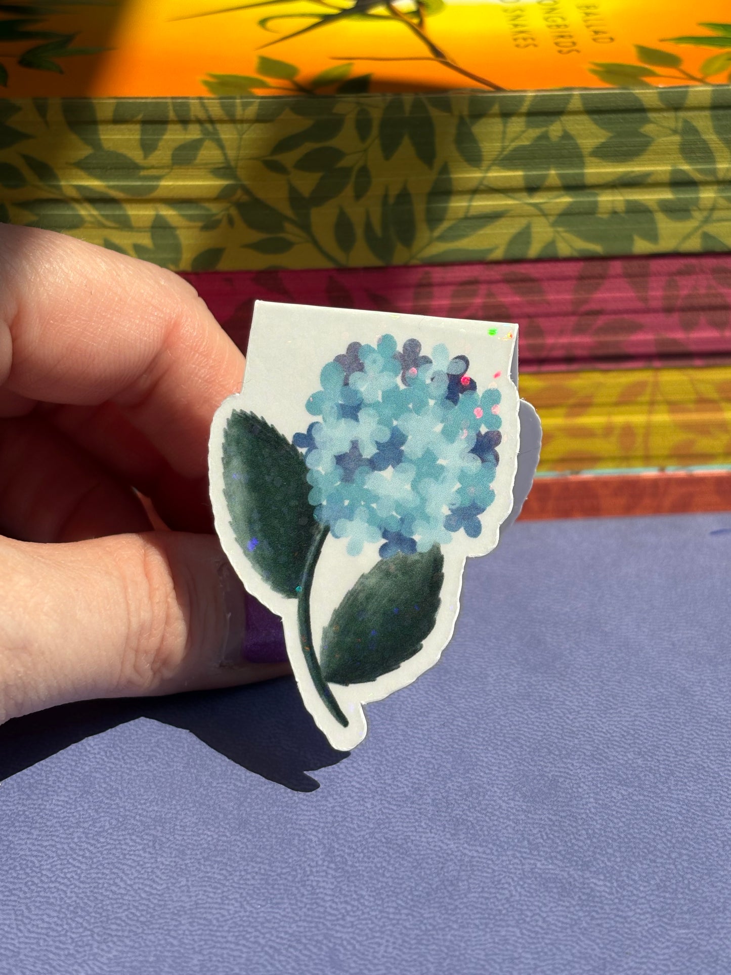 Hydrangea Magnetic Bookmarks – Original Hand-Drawn Design in 3 Colors