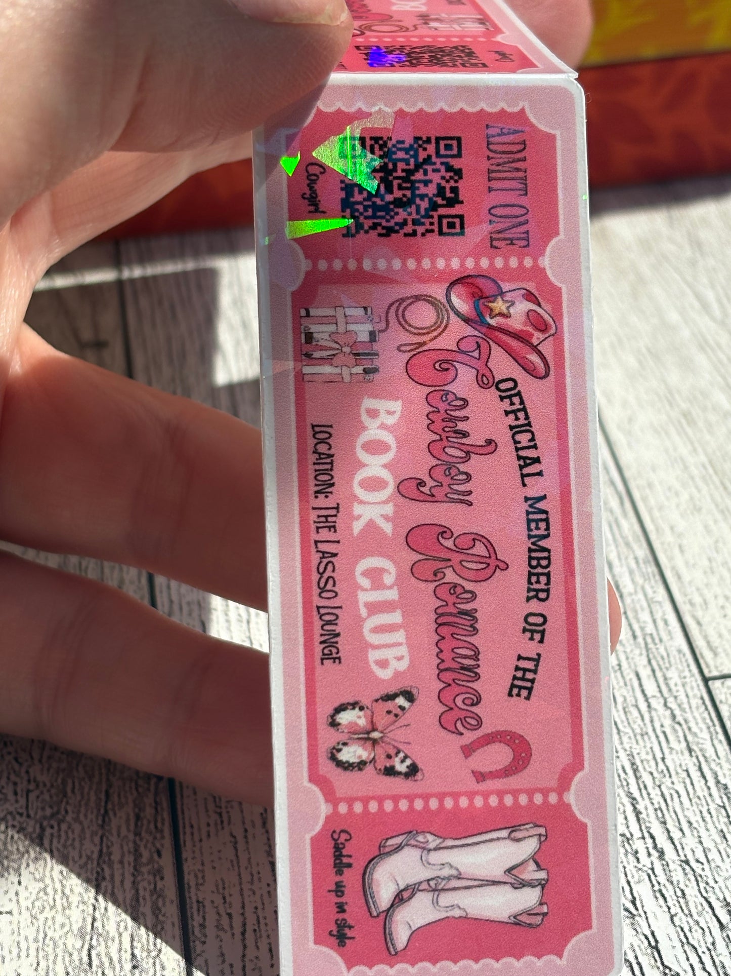 Book Club Ticket Magnetic Bookmarks – Fun Membership-Style Reading Accessories
