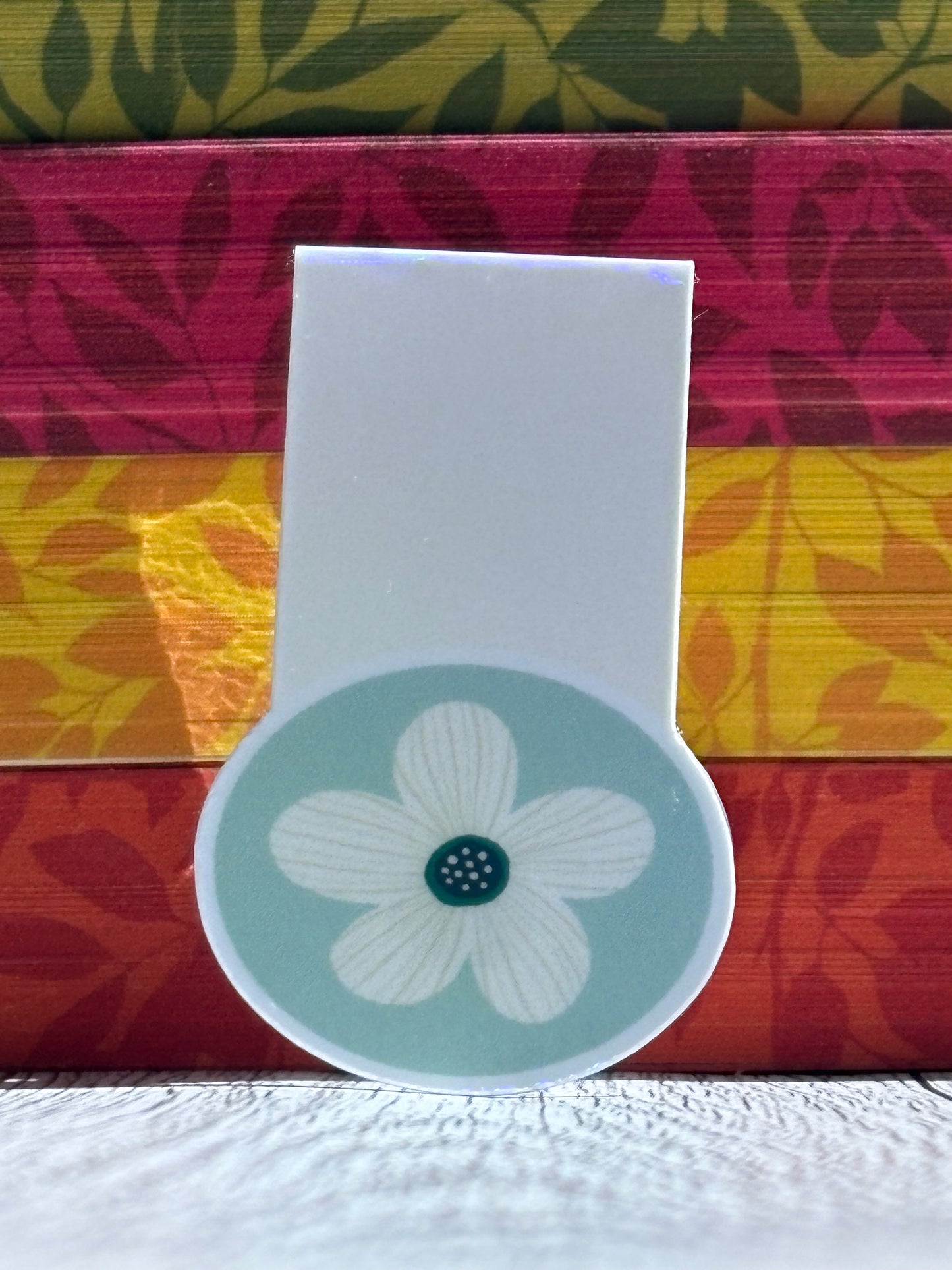Floral Magnetic Bookmarks – Heart, Coffee Cup & Flower Designs
