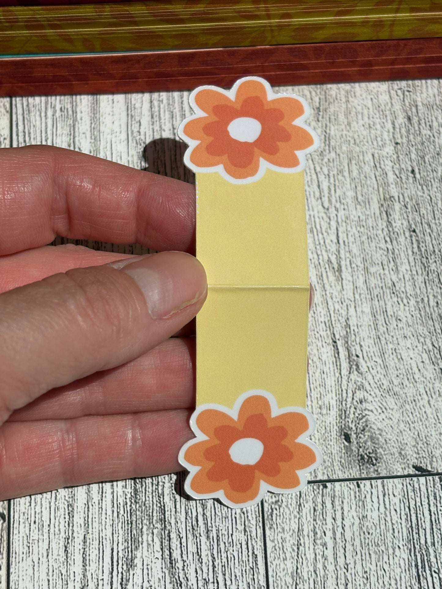Floral Magnetic Bookmarks – Heart, Coffee Cup & Flower Designs