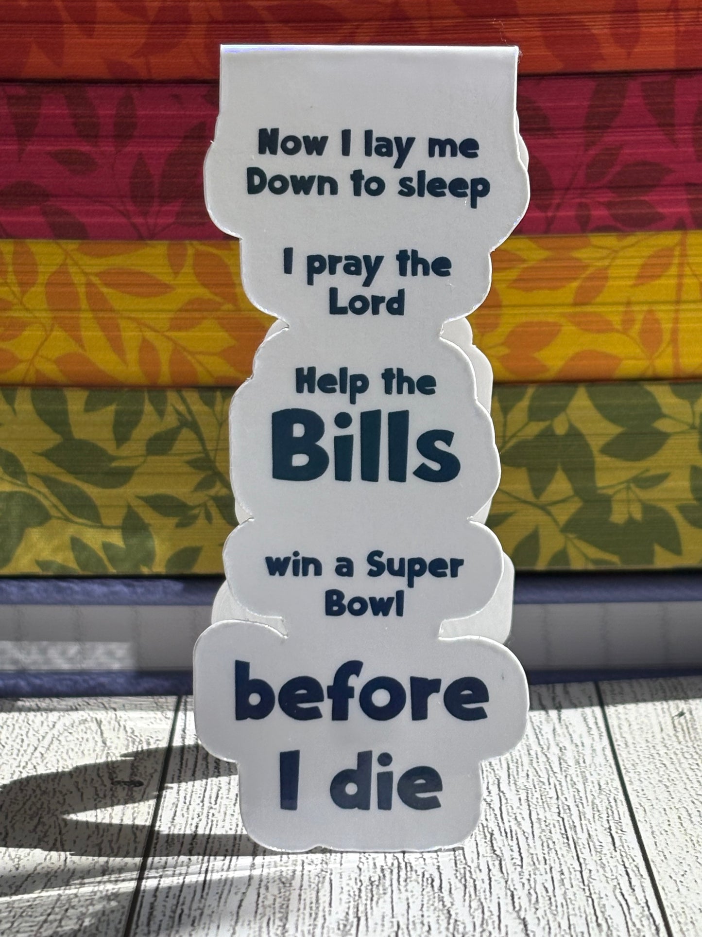 🦬 Buffalo Football-Inspired Magnetic Bookmarks