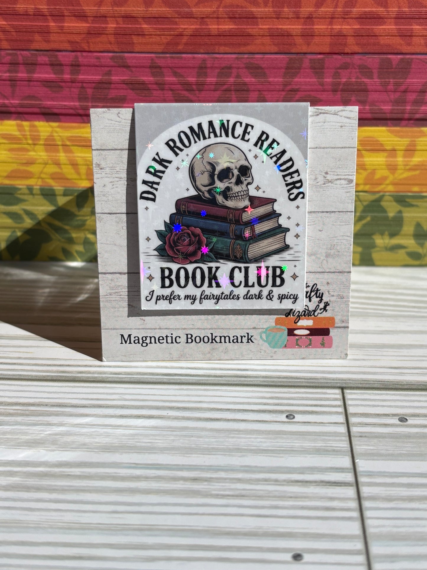 Dark Romance Readers Book Club Magnetic Bookmark – Spicy & Gothic Design