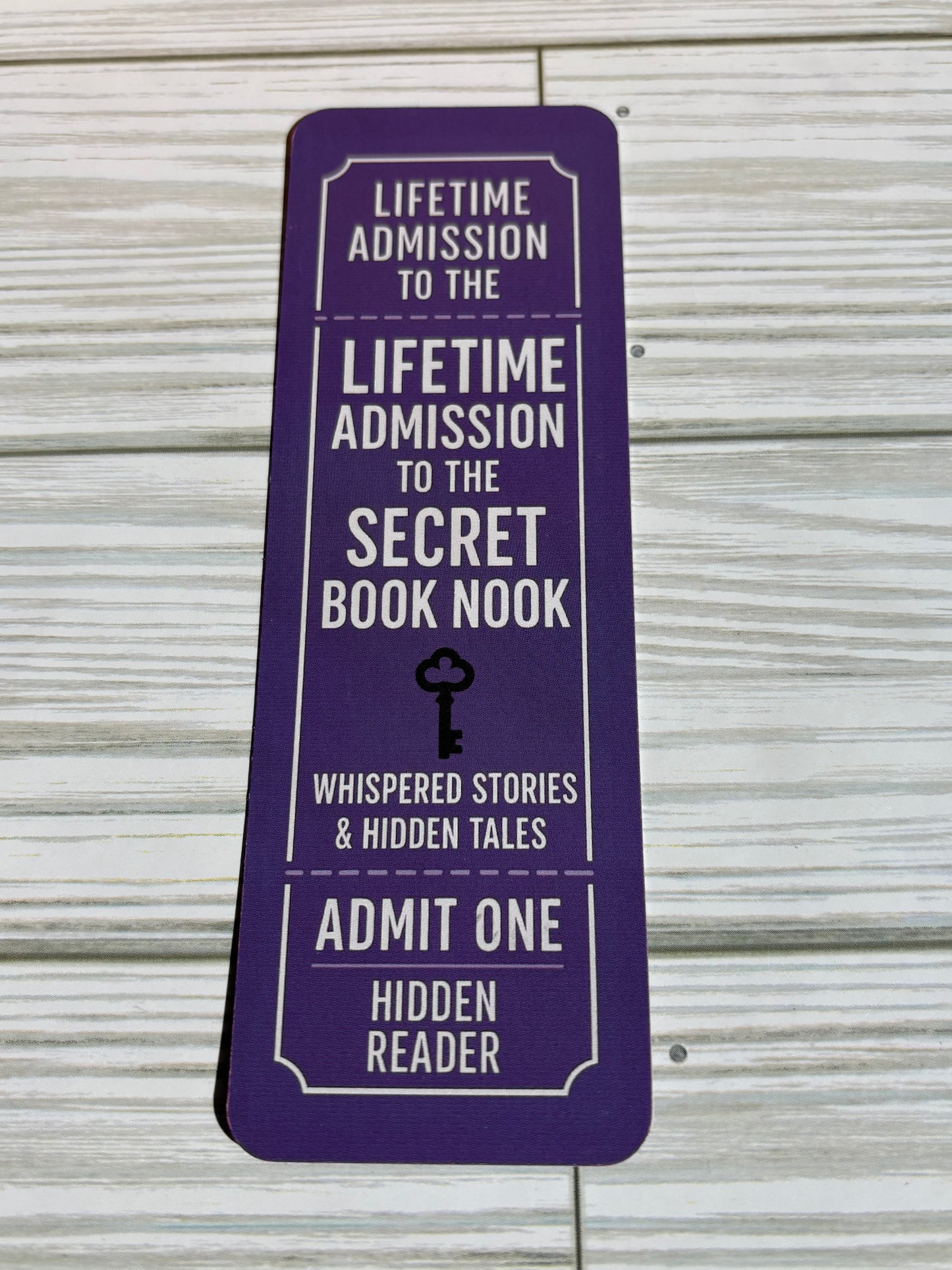 Literary Ticket Bookmarks – Dark Academia, Gothic, Fantasy & Banned Book Designs