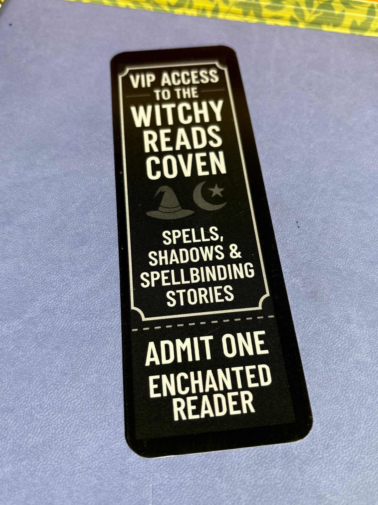 Literary Ticket Bookmarks – Dark Academia, Gothic, Fantasy & Banned Book Designs