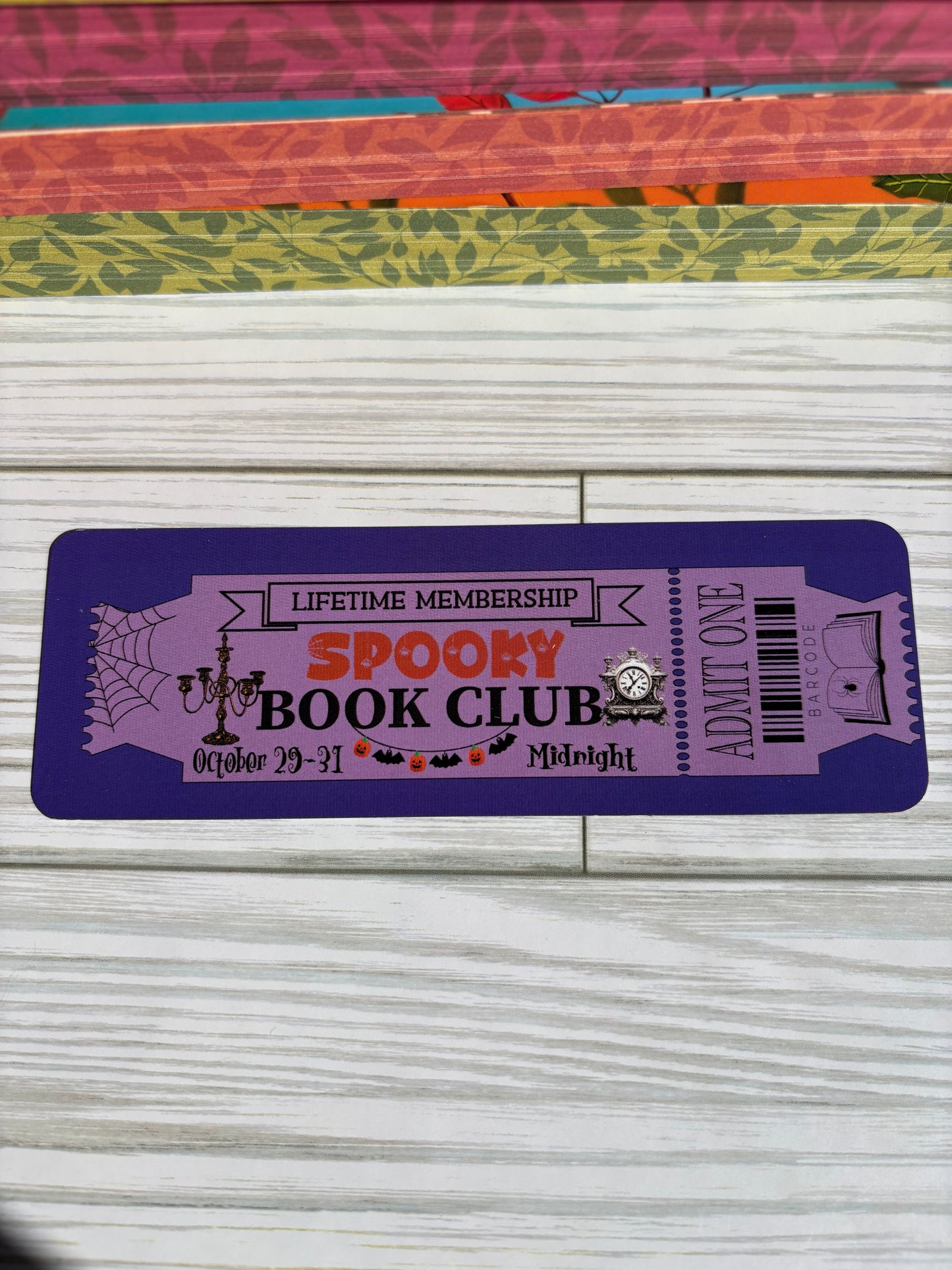Book Club Ticket Bookmarks | Fun & Collectible Reading Accessories for Every Genre