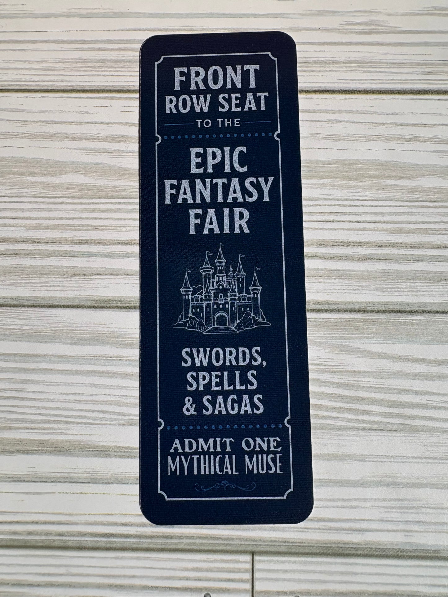 Literary Ticket Bookmarks – Dark Academia, Gothic, Fantasy & Banned Book Designs