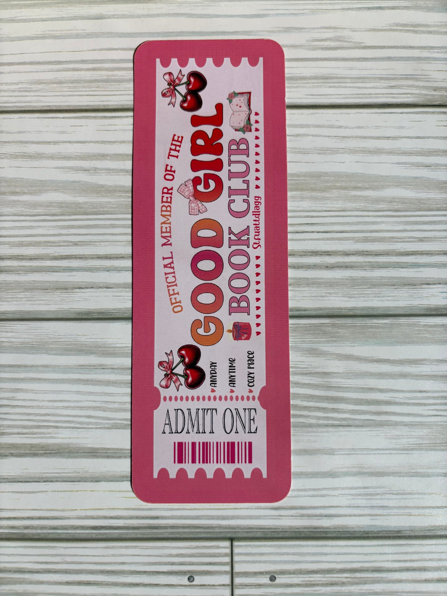 Book Club Ticket Bookmarks | Fun & Collectible Reading Accessories for Every Genre