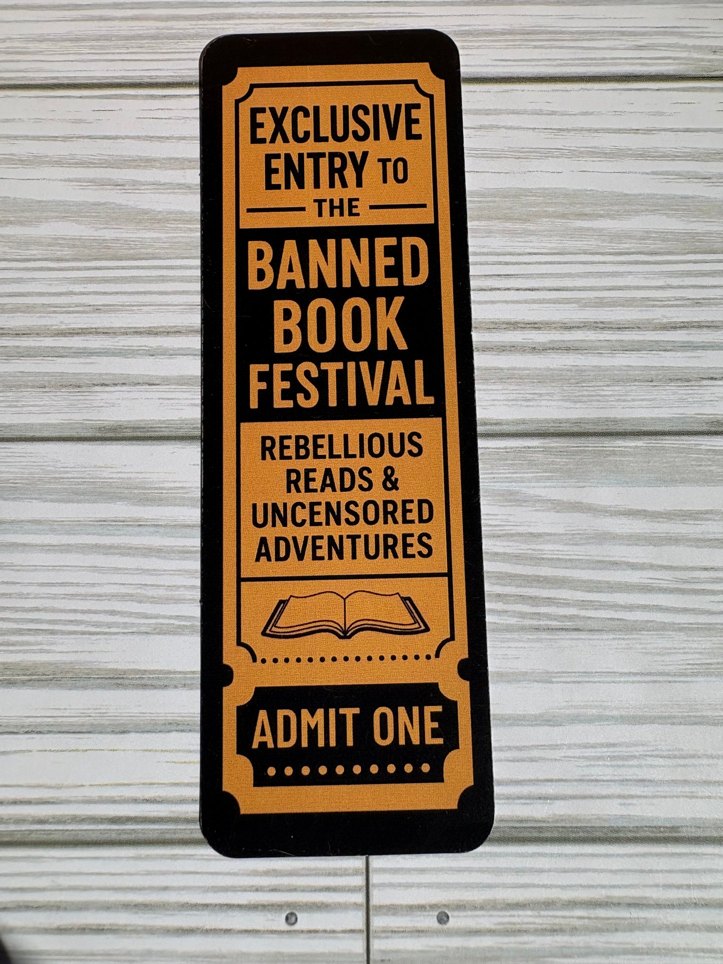 Literary Ticket Bookmarks – Dark Academia, Gothic, Fantasy & Banned Book Designs