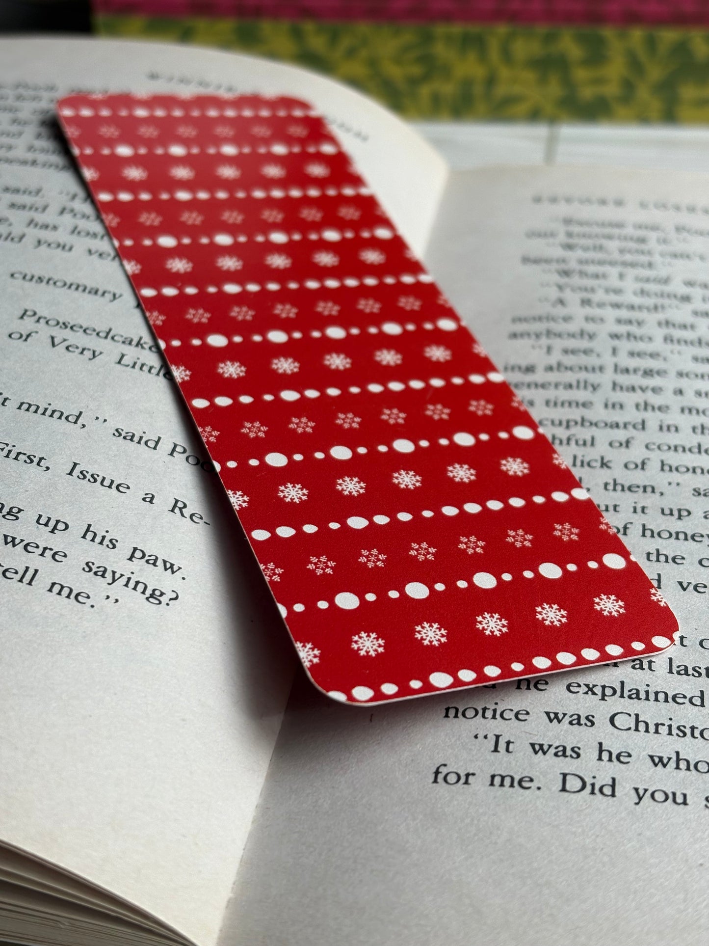 Holiday Bookmarks — Cozy Winter Reading | Books & Cocoa, Stockings, Snowflakes