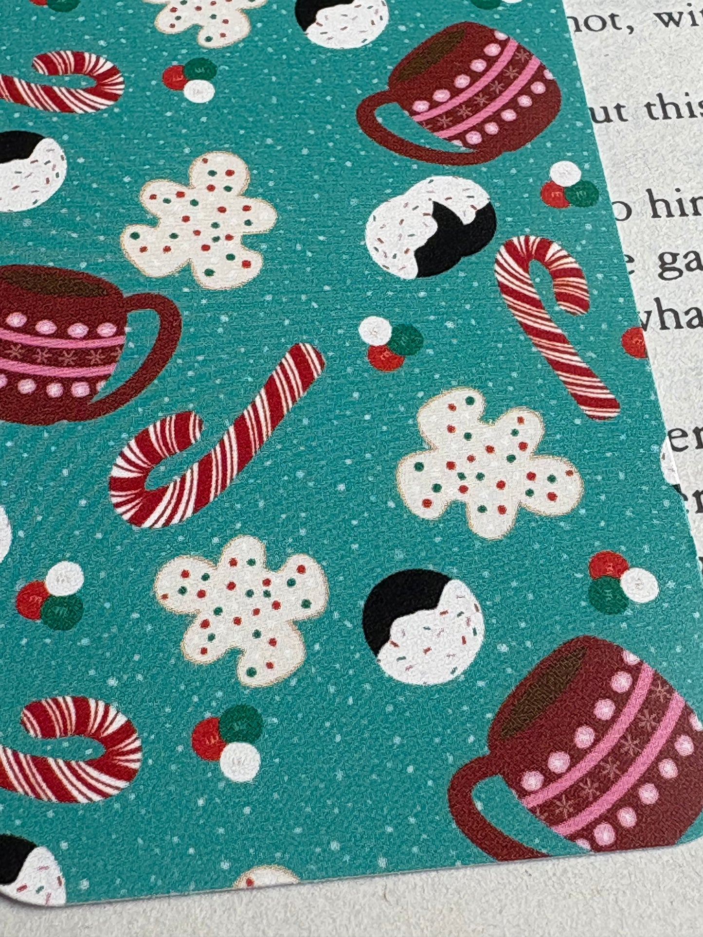 Holiday Bookmarks — Cozy Winter Reading | Books & Cocoa, Stockings, Snowflakes