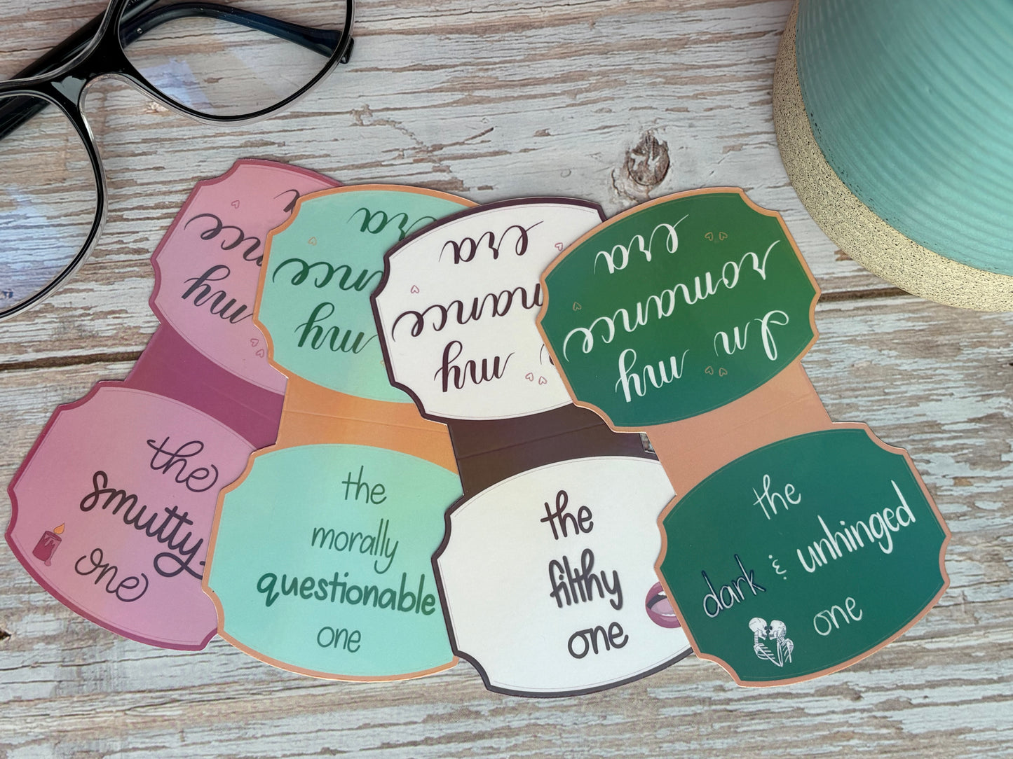 Romance Era Bookmark Set – Spicy Romance Reader Bookmark Bundle | BookTok Reader Gift | Book Lover Gift Set