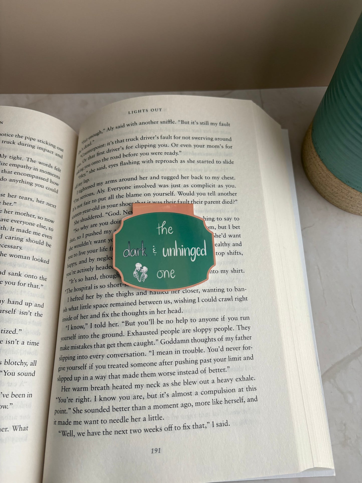 Romance Reader Bookmark – Choose Your Chaos | Spicy Romance Book Lover Gift | Hand Lettered Bookmark | Romance Era Collection