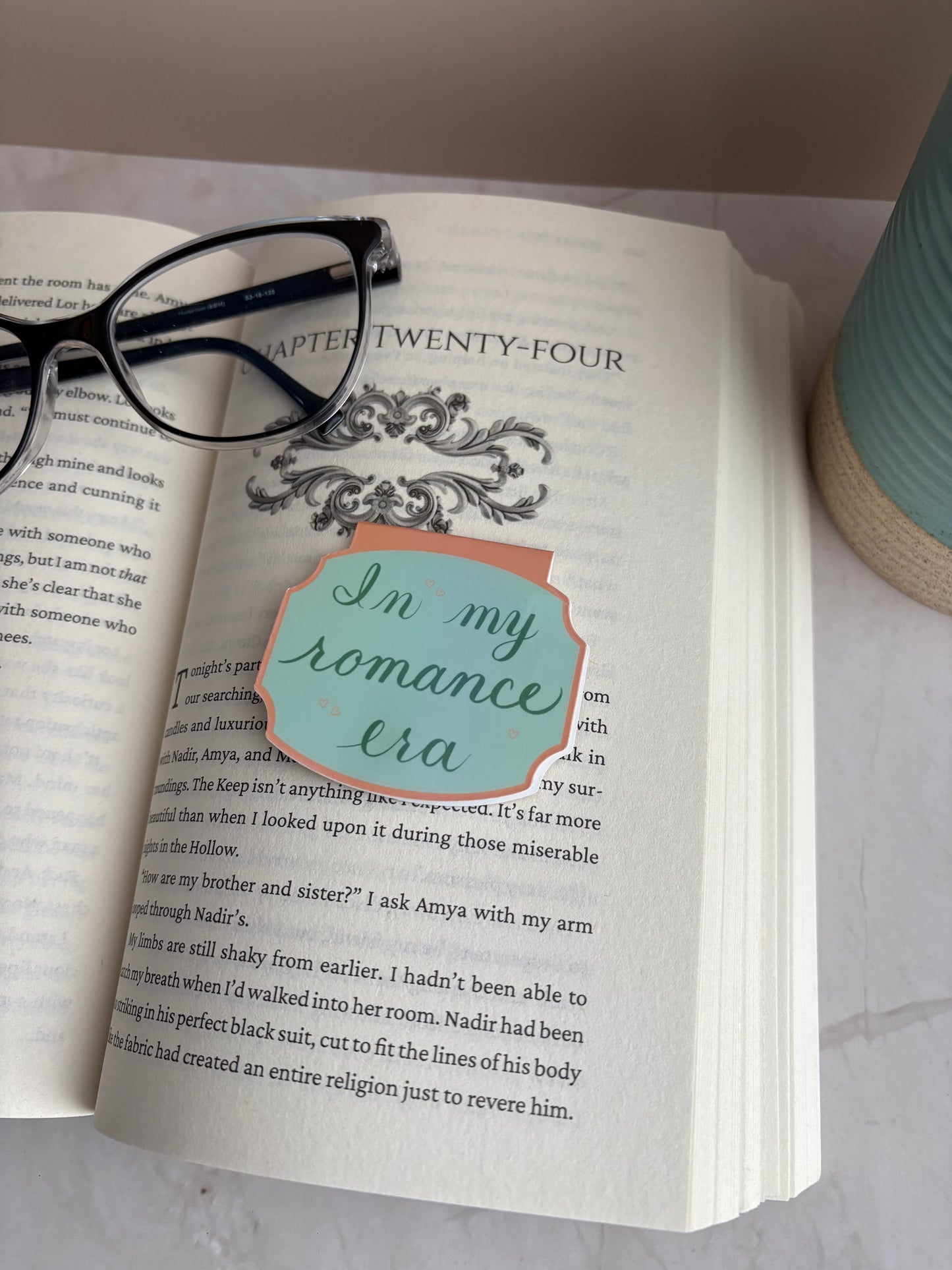 Romance Reader Bookmark – Choose Your Chaos | Spicy Romance Book Lover Gift | Hand Lettered Bookmark | Romance Era Collection