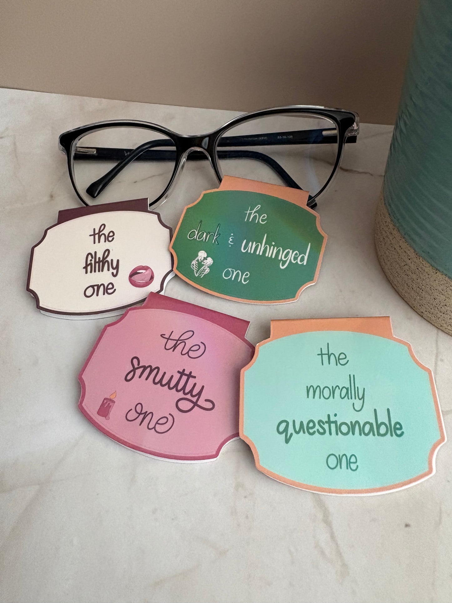 Romance Reader Bookmark – Choose Your Chaos | Spicy Romance Book Lover Gift | Hand Lettered Bookmark | Romance Era Collection