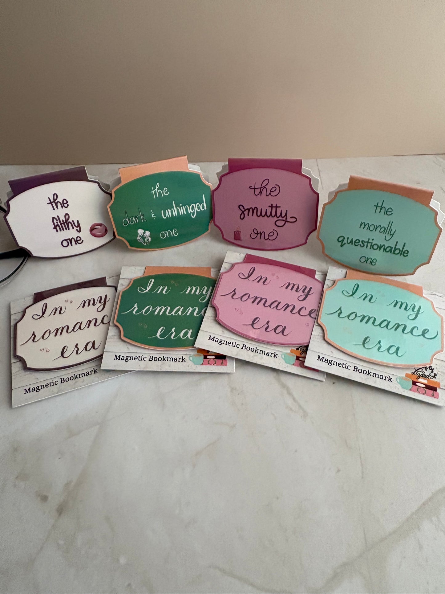 Romance Era Bookmark Set – Spicy Romance Reader Bookmark Bundle | BookTok Reader Gift | Book Lover Gift Set