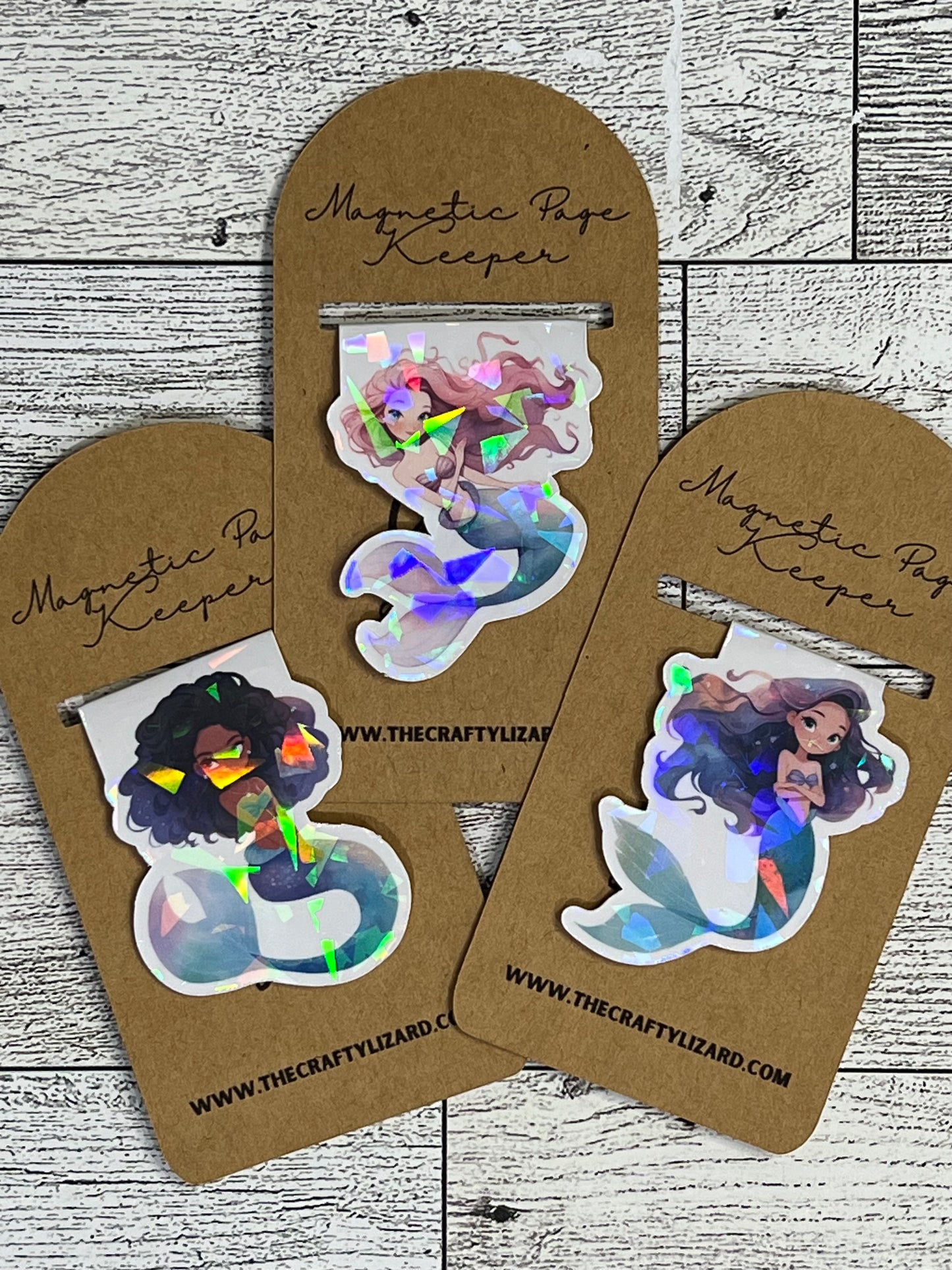 Mermaid Magnetic Bookmarks