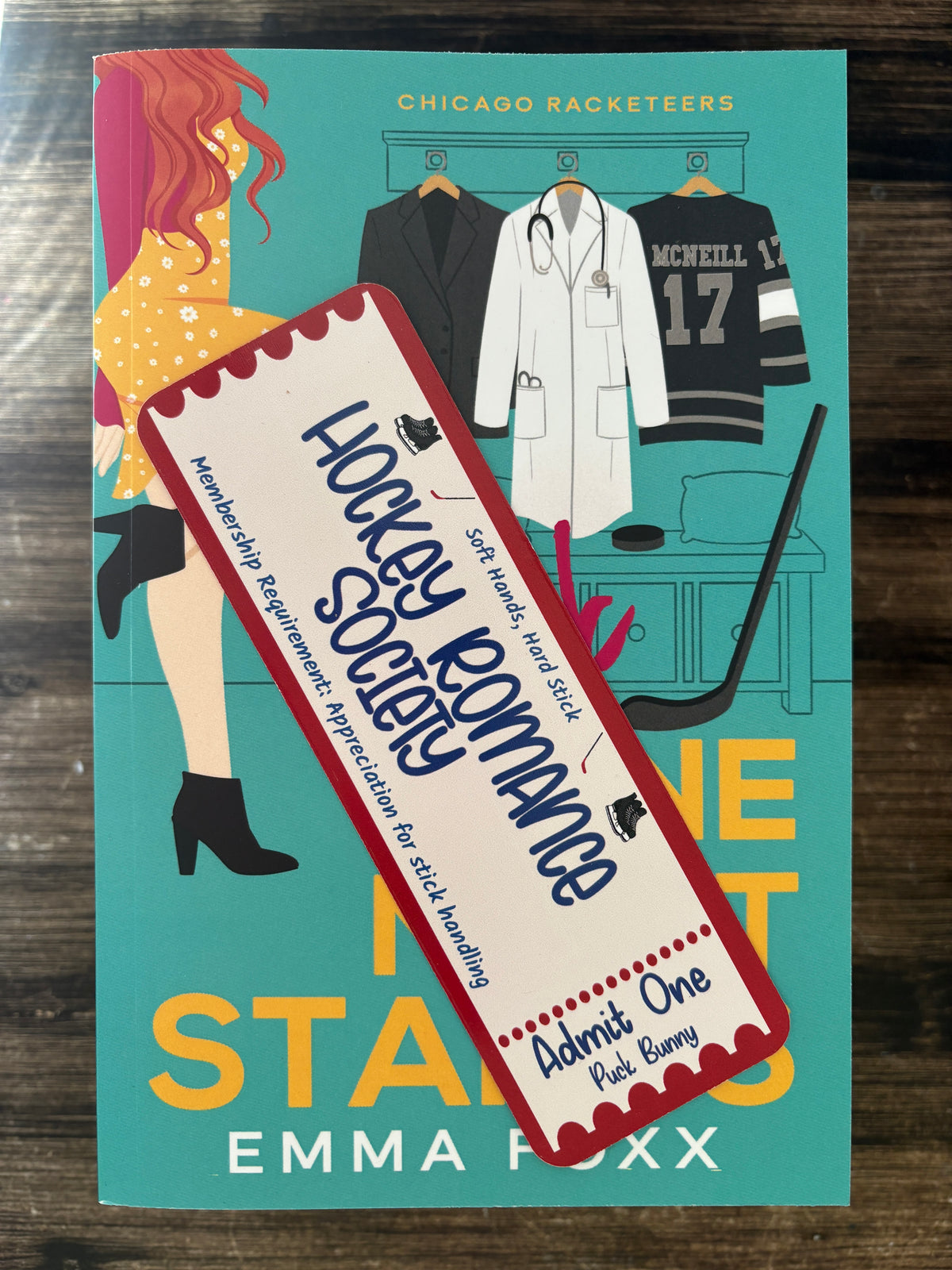 Hockey Romance Society Bookmark | Sports Romance Book Lover Gift