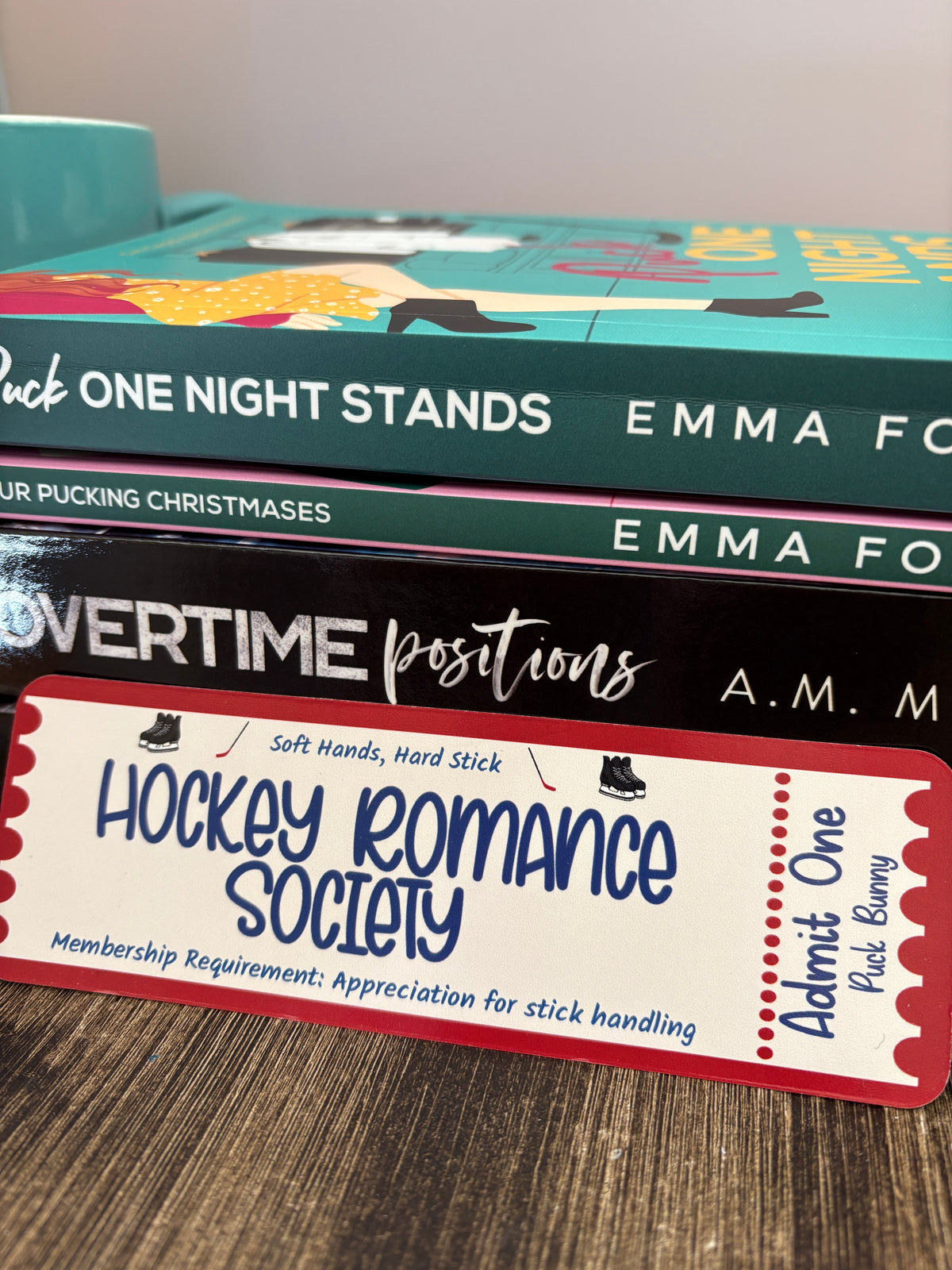 Hockey Romance Society Bookmark | Sports Romance Book Lover Gift
