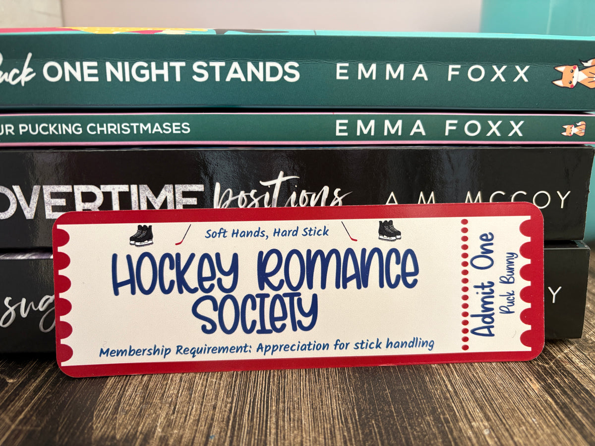 Hockey Romance Society Bookmark | Sports Romance Book Lover Gift